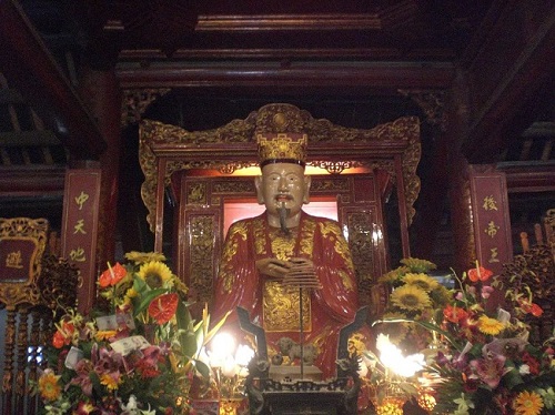 Altar de confucianismo en el templo de la literatura