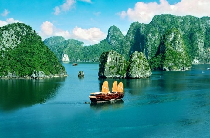Baía de Ha Long no Vietname