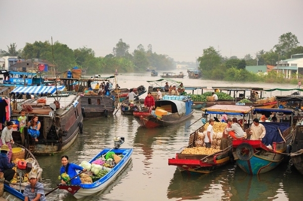 mercado flutuante mekong 1