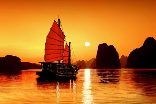 paisagens halonga baia vietname