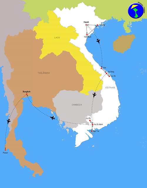 tailandia e vietnam combinados em 18 dias e 17 noites moii