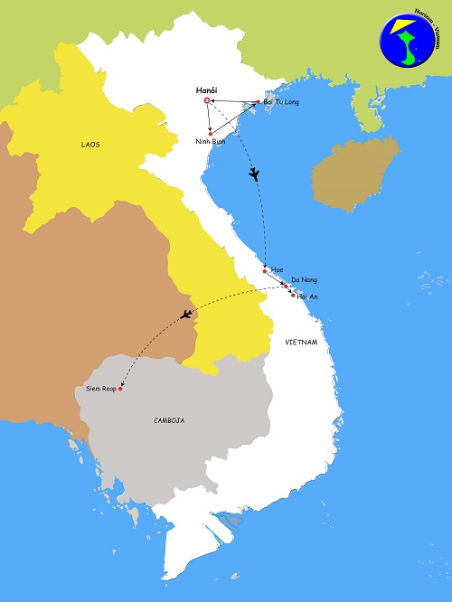 vietname e camboja combinados em 12 dias e 11 noites moii