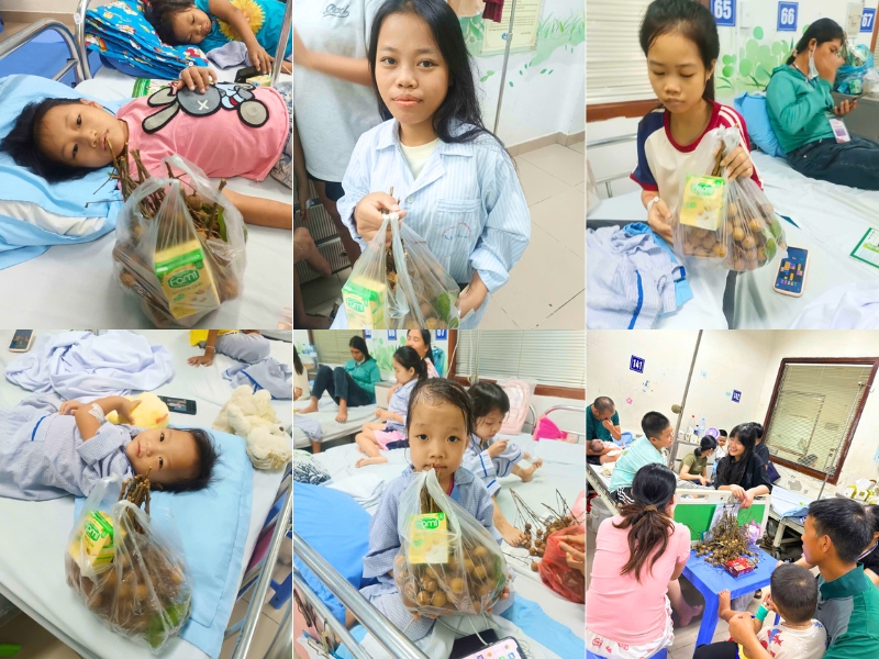 Apesar da sua tenra idade, estas crianças enfrentam todos os dias com bravura uma doença grave e exigente